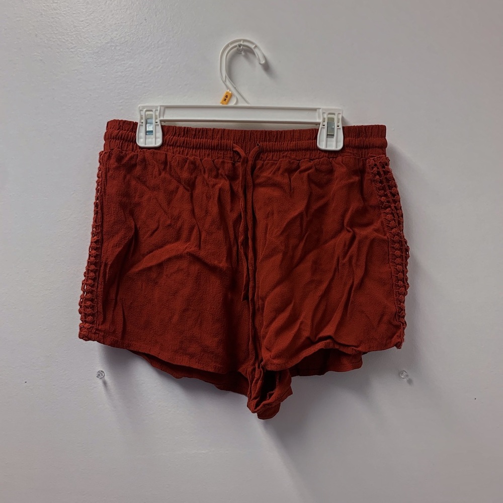 Flowy Burnt Orange Shorts